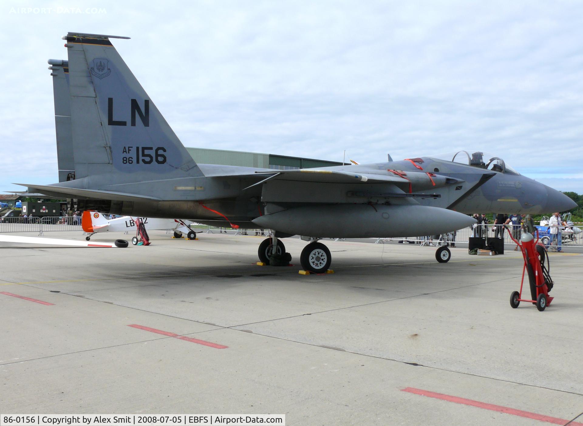 86-0156, 1986 McDonnell Douglas F-15C Eagle C/N 1003/C384, McDonnell Douglas F-15C Eagle LN/86-0156 US Air Force