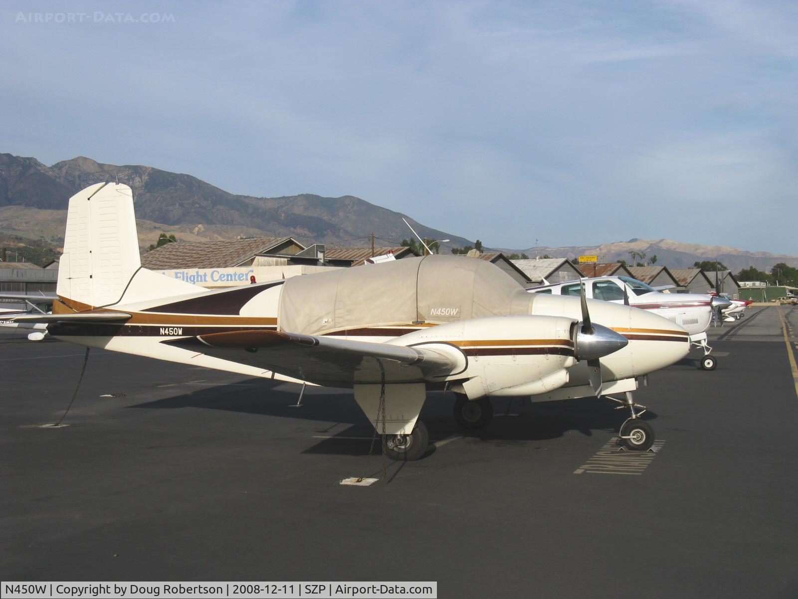 N450W, 1958 Beech 95 C/N TD-87, 1958 Beech 95 TRAVEL AIR, two Lycoming O&VO-360 180 Hp each