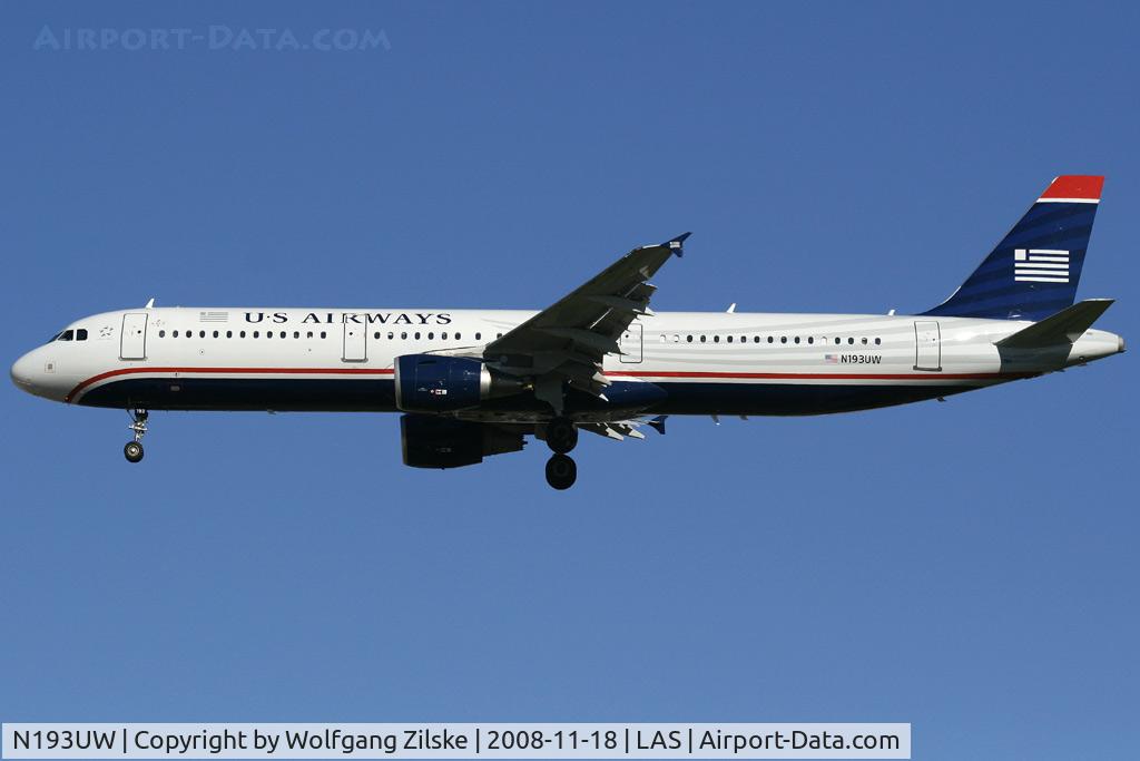 N193UW, 2008 Airbus A321-211 C/N 3584, visitor
