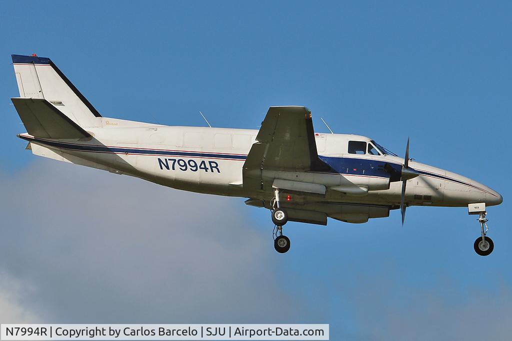 N7994R, Beech 99 C/N U-103, On Final for rwy 10.