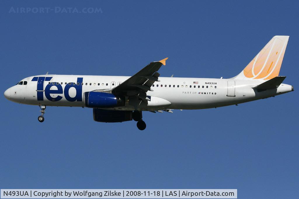 N493UA, 2002 Airbus A320-232 C/N 1821, visitor