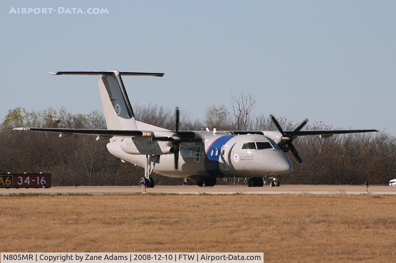 N805MR, 2007 Bombardier DHC-8-202 Dash 8 C/N 655, Department of Homland Security / U.S Customs and Border Protection at Meachem Field