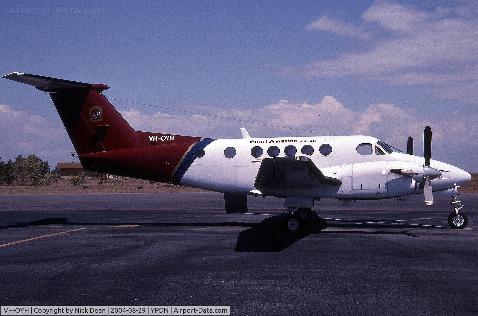 VH-OYH, 1976 Beech 200 Super King Air C/N BB-148, YPDN
