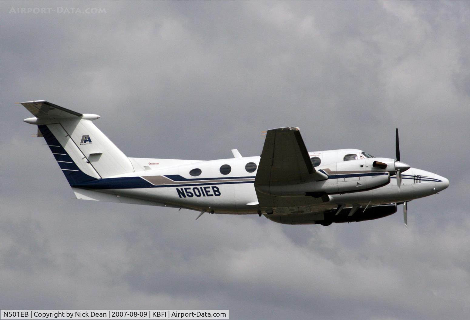 N501EB, 1978 Beech 200 Super King Air C/N BB-422, KBFI