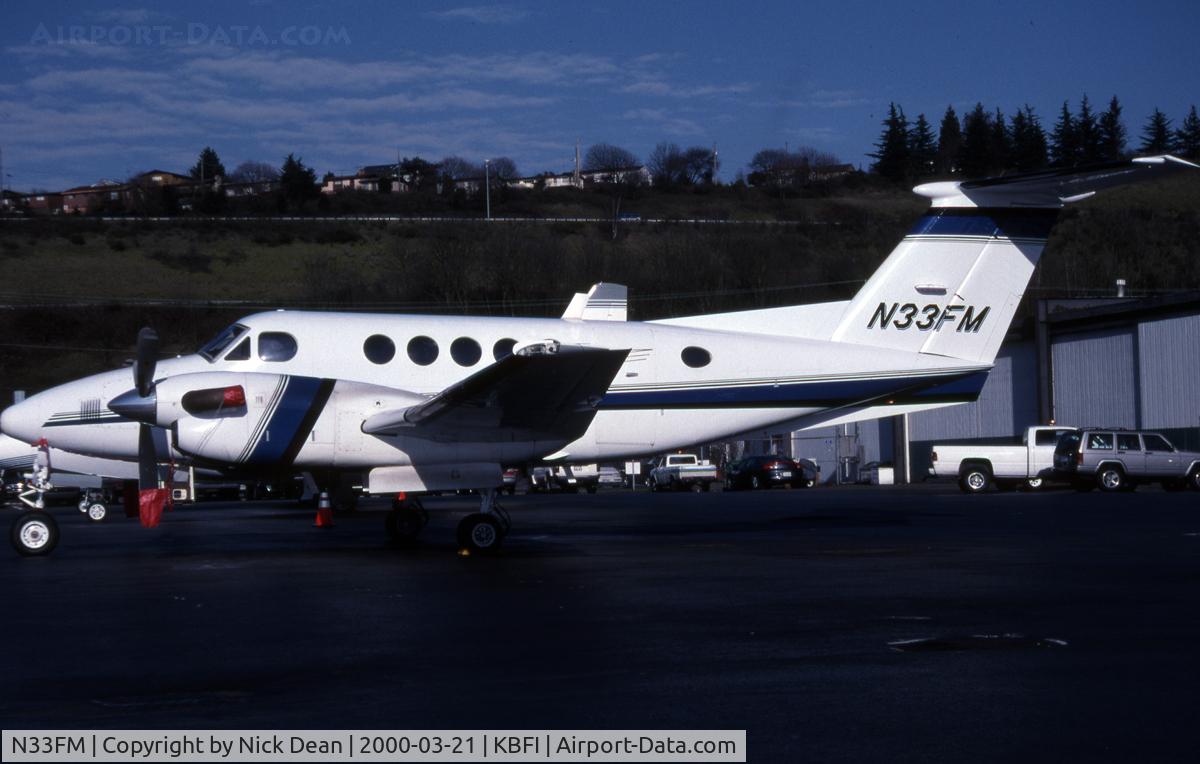 N33FM, 1979 Beechcraft 200 King Air C/N BB-536, KBFI (Currently registered N777AW)