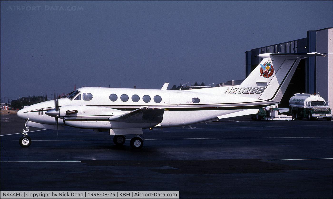 N444EG, 1980 Beech 200 Super King Air C/N BB-624, KBFI (seen as previously registered N202BB)