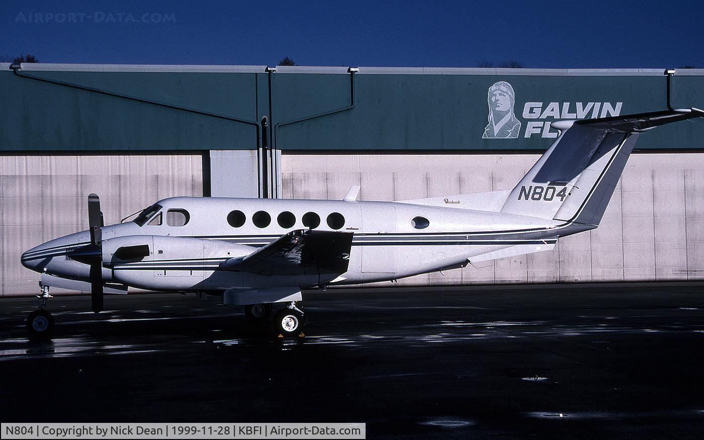 N804, 1980 Beech 200 C/N BB-724, KBFI