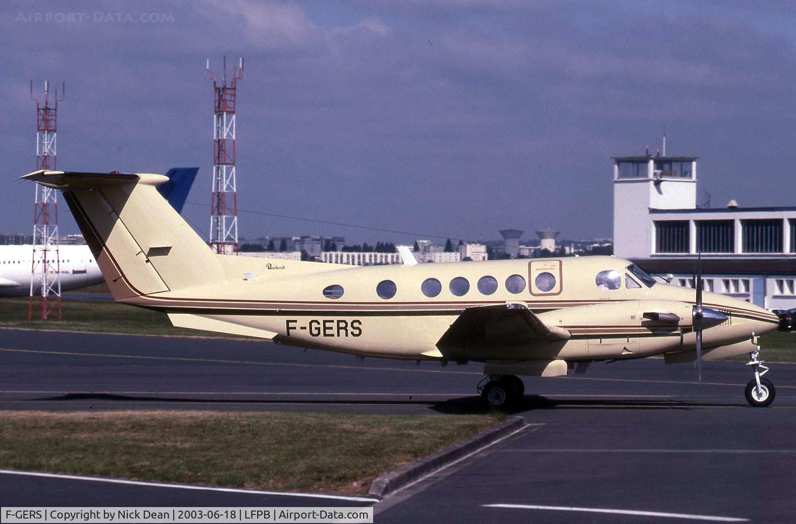 F-GERS, 1980 Beech 200 Super King Air C/N BB-753, LFPB