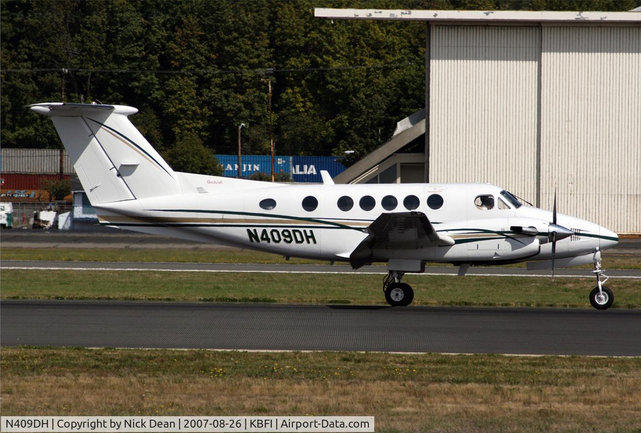 N409DH, 1981 Beech 200 C/N BB-795, KBFI