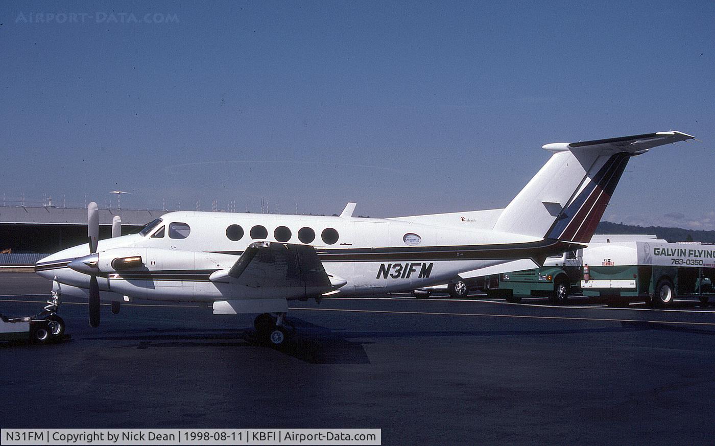N31FM, 1981 Beech B200 King Air C/N BB-869, KBFI