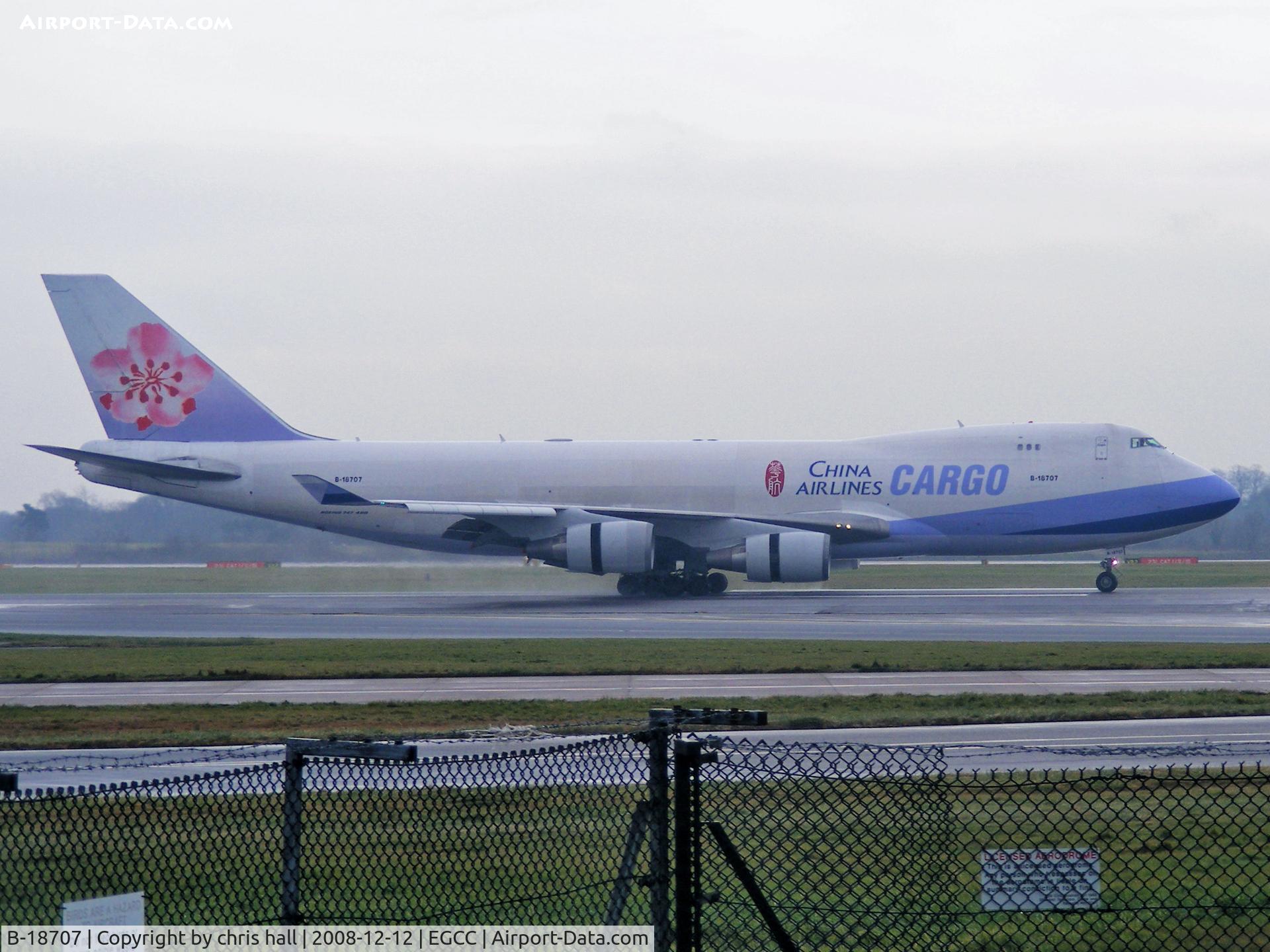 B-18707, 2001 Boeing 747-409F/SCD C/N 30764, China Airlines Cargo