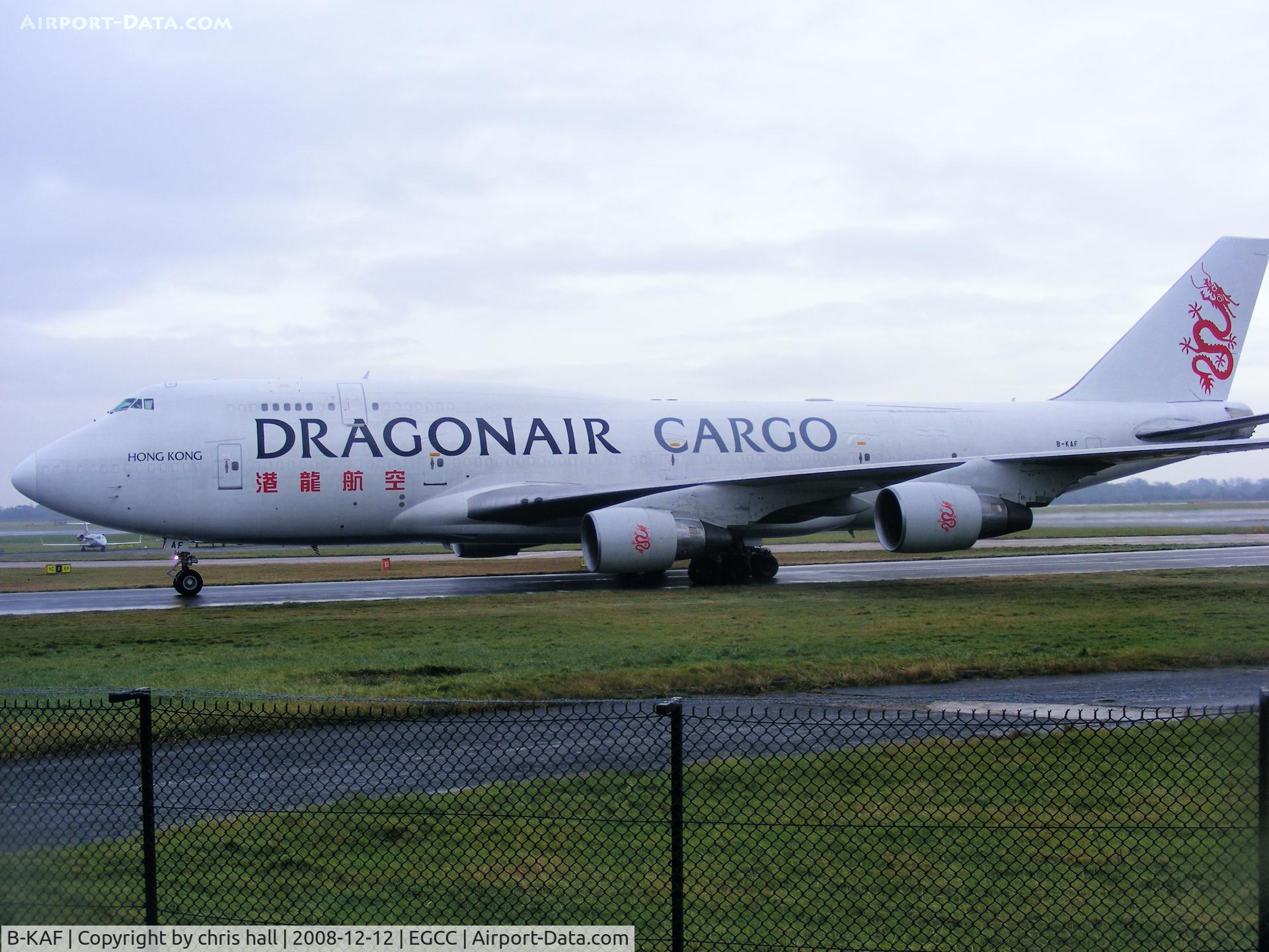 B-KAF, 1992 Boeing 747-412 C/N 26547, Dragonair Cargo