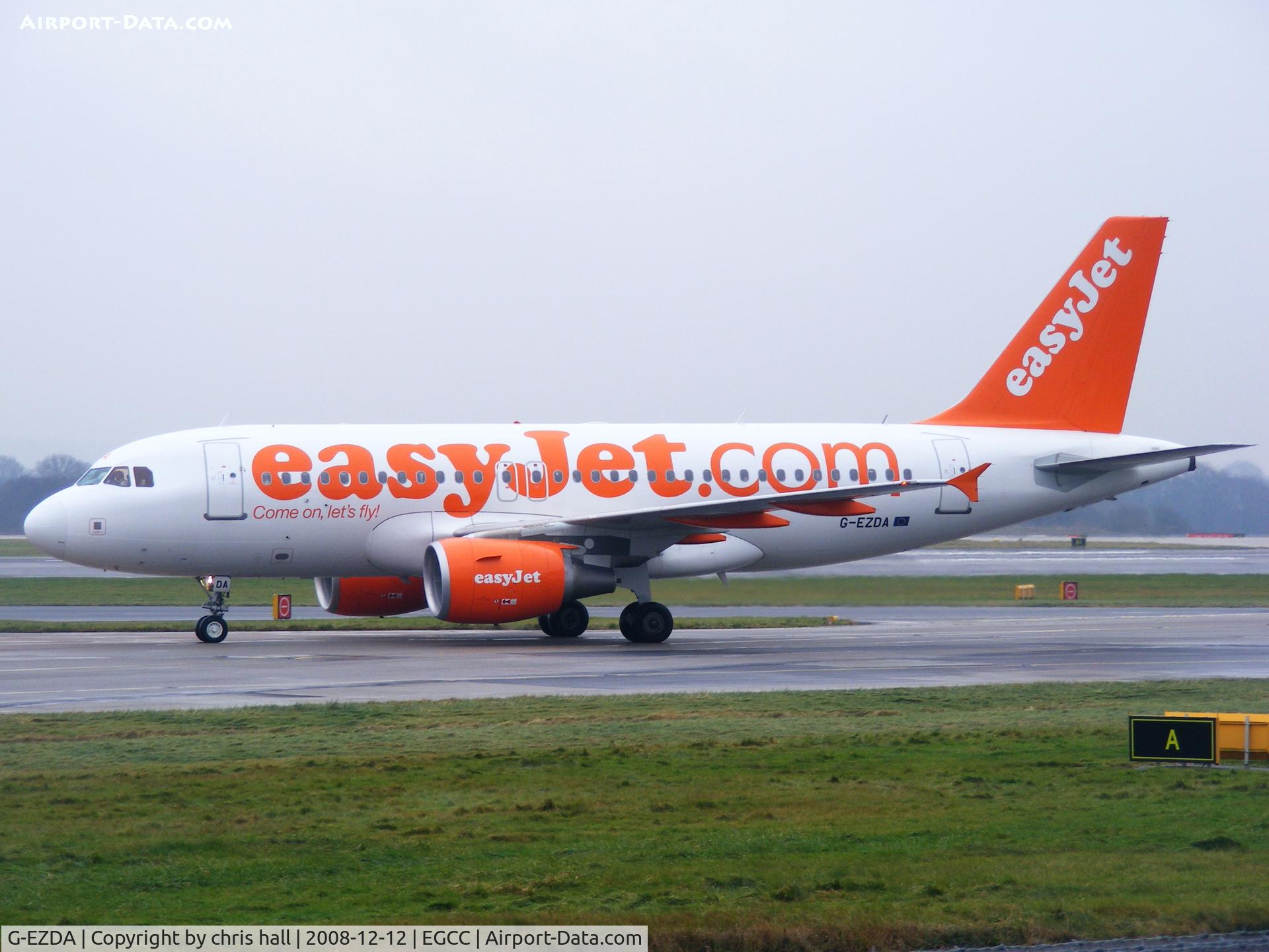 G-EZDA, 2008 Airbus A319-111 C/N 3413, Easyjet
