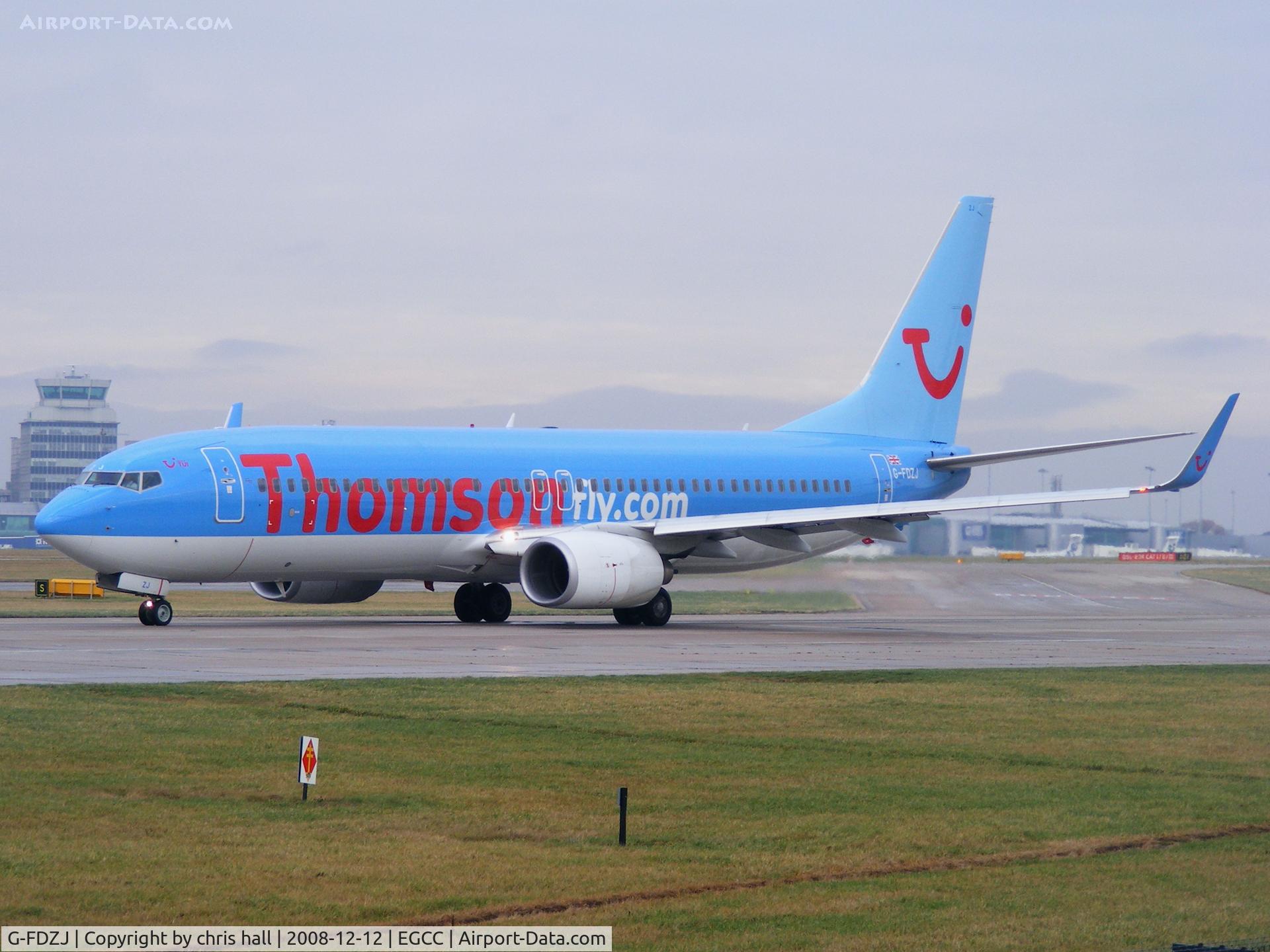 G-FDZJ, 2007 Boeing 737-8K5 C/N 34690, Thomson