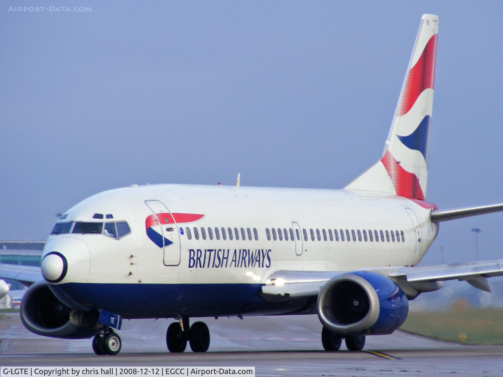 G-LGTE, 1991 Boeing 737-3Y0 C/N 24908, British Airways