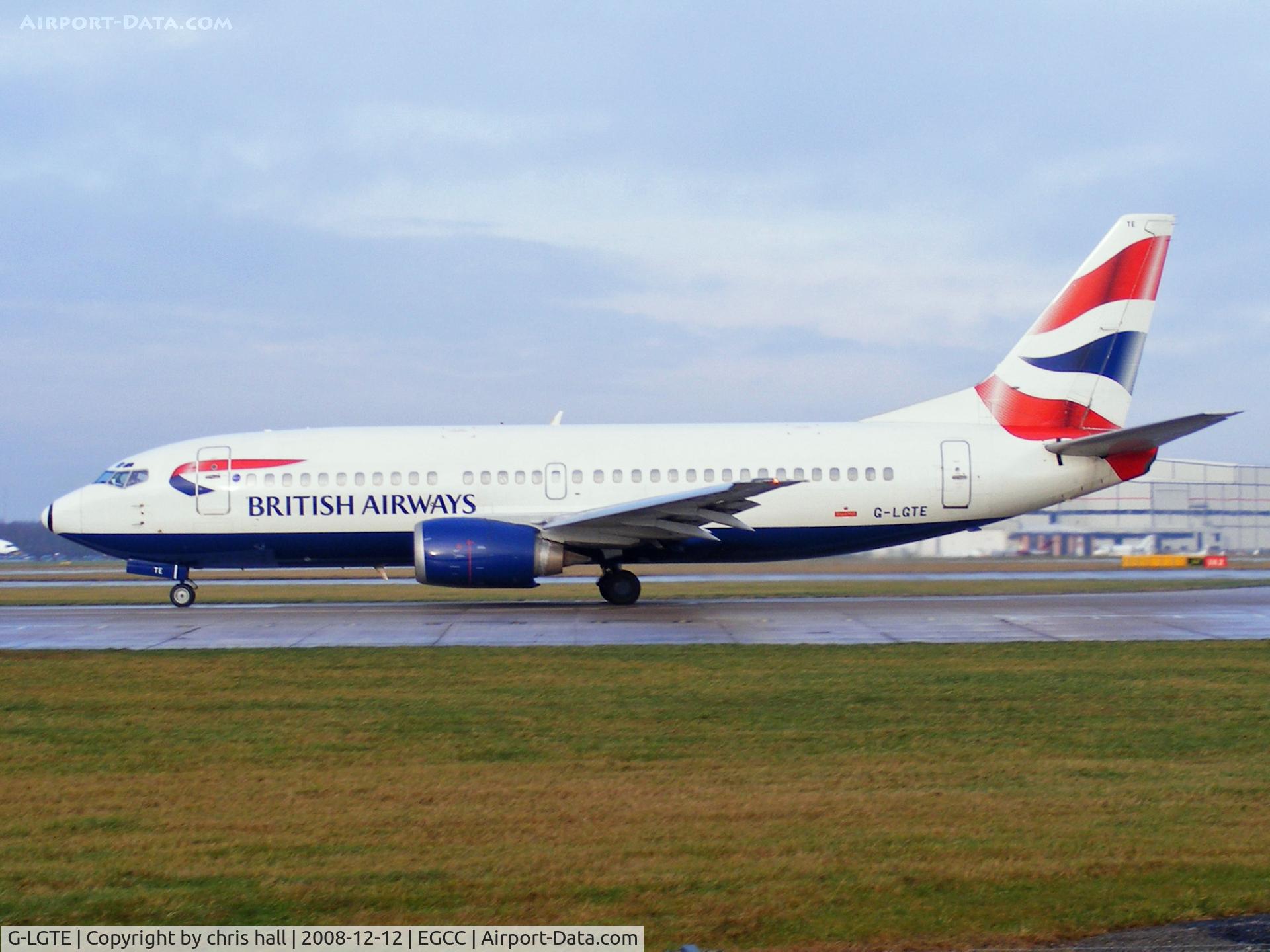 G-LGTE, 1991 Boeing 737-3Y0 C/N 24908, British Airways