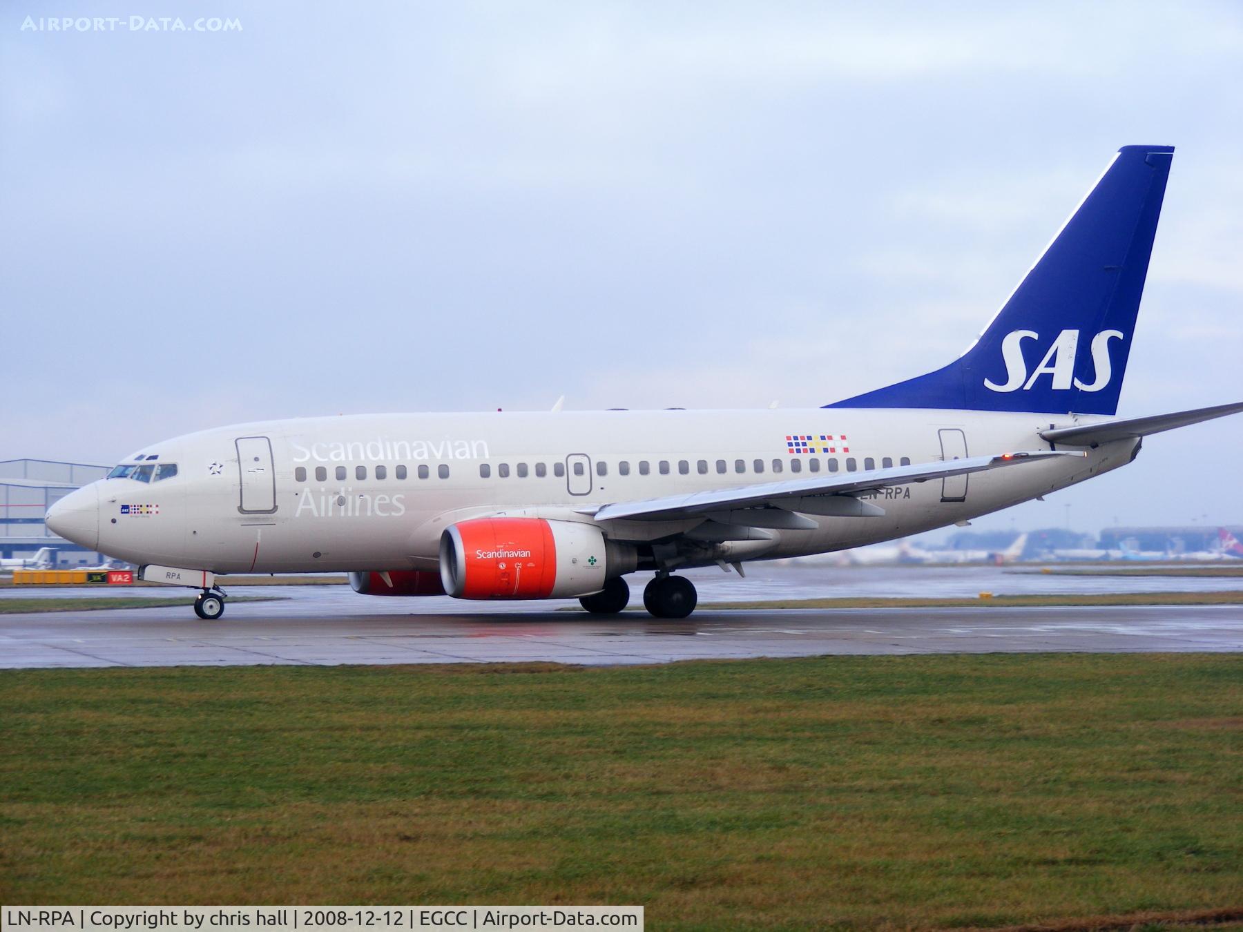LN-RPA, 1998 Boeing 737-683 C/N 28290, Scandinavian