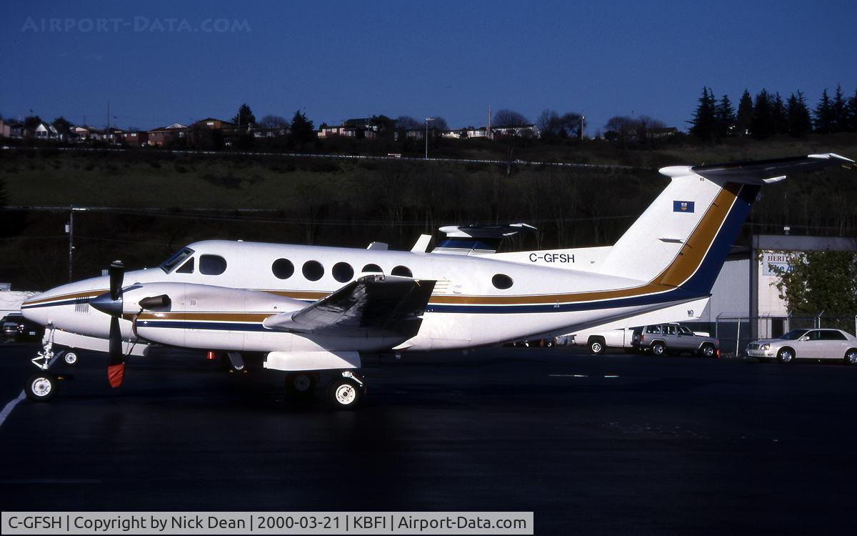 C-GFSH, 1981 Beech 200 Super King Air C/N BB-912, KBFI (Currently registered N912LD)