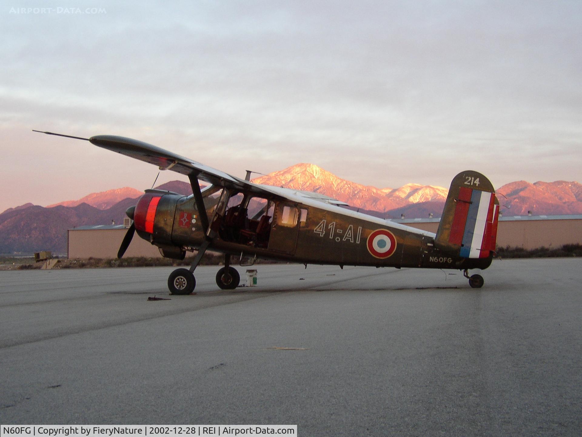 N60FG, Max Holste MH-1521M Broussard C/N 214, CharleyZulu's Frog.