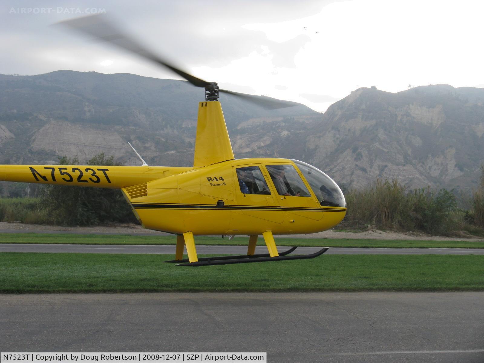 N7523T, 2004 Robinson R44 Raven II C/N 10311, 2004 Robinson R44 RAVEN II, Lycoming IO-540 245 Hp for 5 minutes, 205 Hp continuous, hover