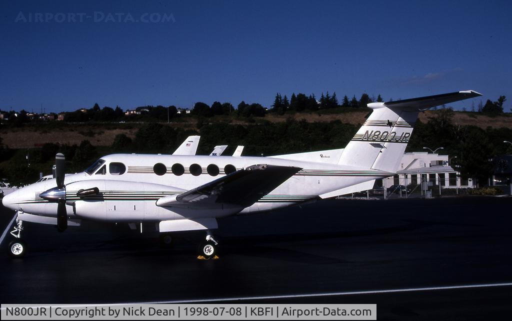N800JR, 1981 Beech B200 King Air C/N BB-982, KBFI