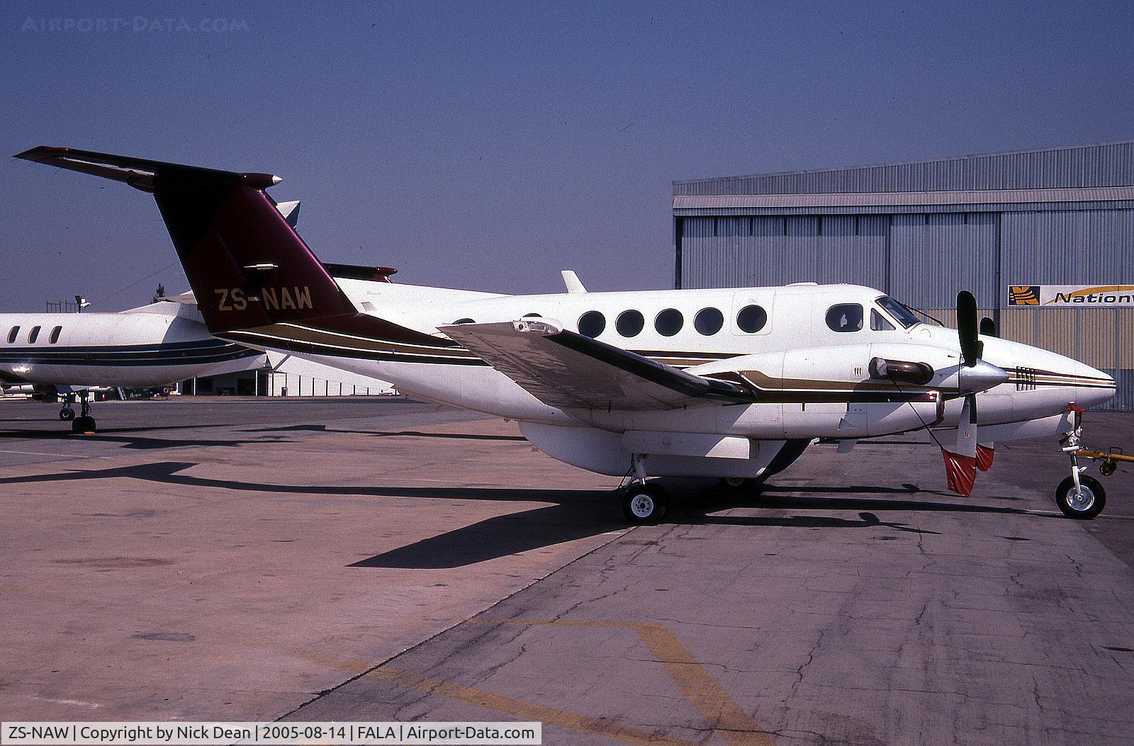 ZS-NAW, 1982 Beech B200 King Air King Air C/N BB-1027, FALA