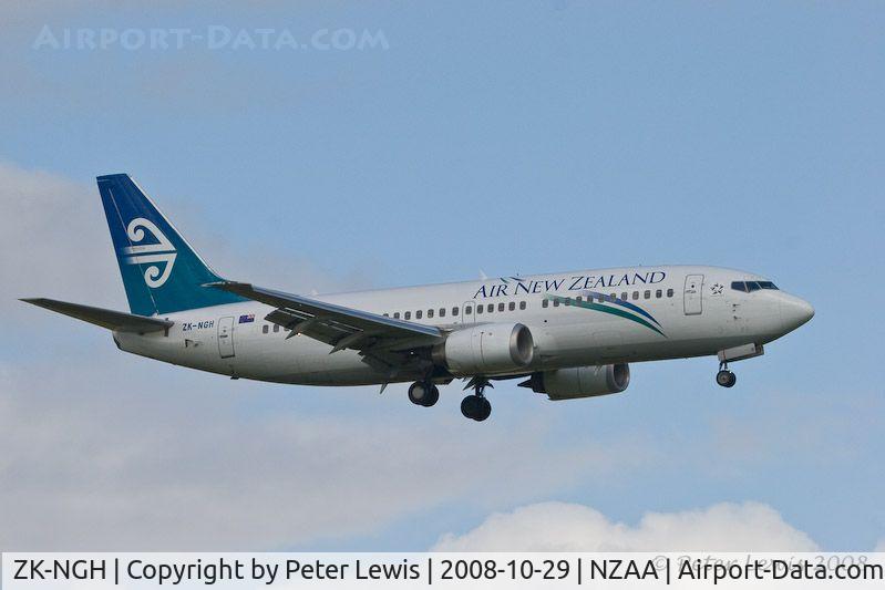 ZK-NGH, 1999 Boeing 737-319 C/N 25607, Air New Zealand Ltd., Auckland