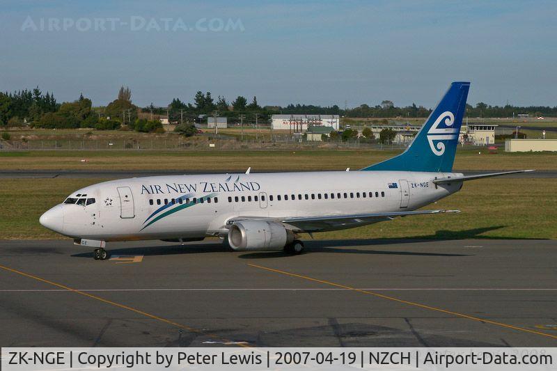 ZK-NGE, 1998 Boeing 737-3U3 C/N 28733, Air New Zealand Ltd., Auckland