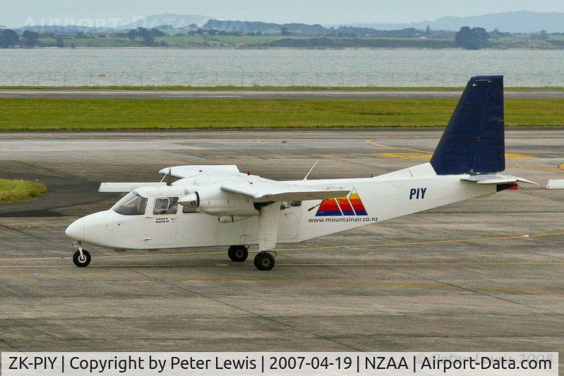 ZK-PIY, 1973 Britten-Norman BN-2A-20 Islander C/N 344, Commercial Helicopters Ltd., Taumarunui (op by Mountain Air)