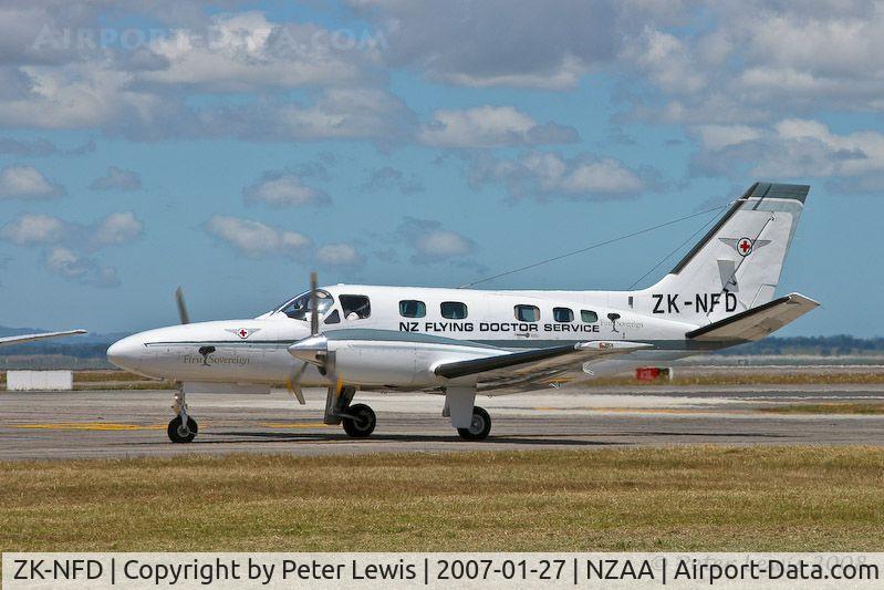 ZK-NFD, 1980 Cessna 441 Conquest II C/N 441-0141, Garden City Helicopters Ltd., Christchurch (air ambulance)