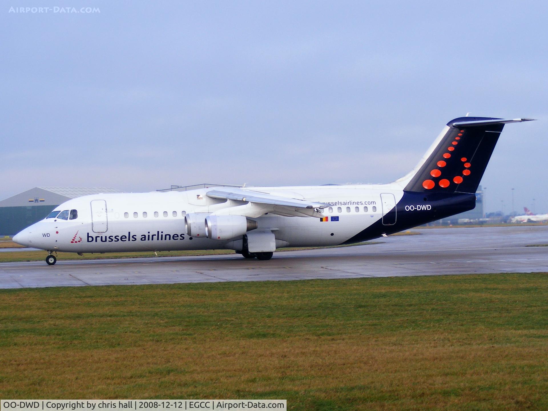 OO-DWD, 1998 British Aerospace Avro 146-RJ100 C/N E3324, Brussels Airlines