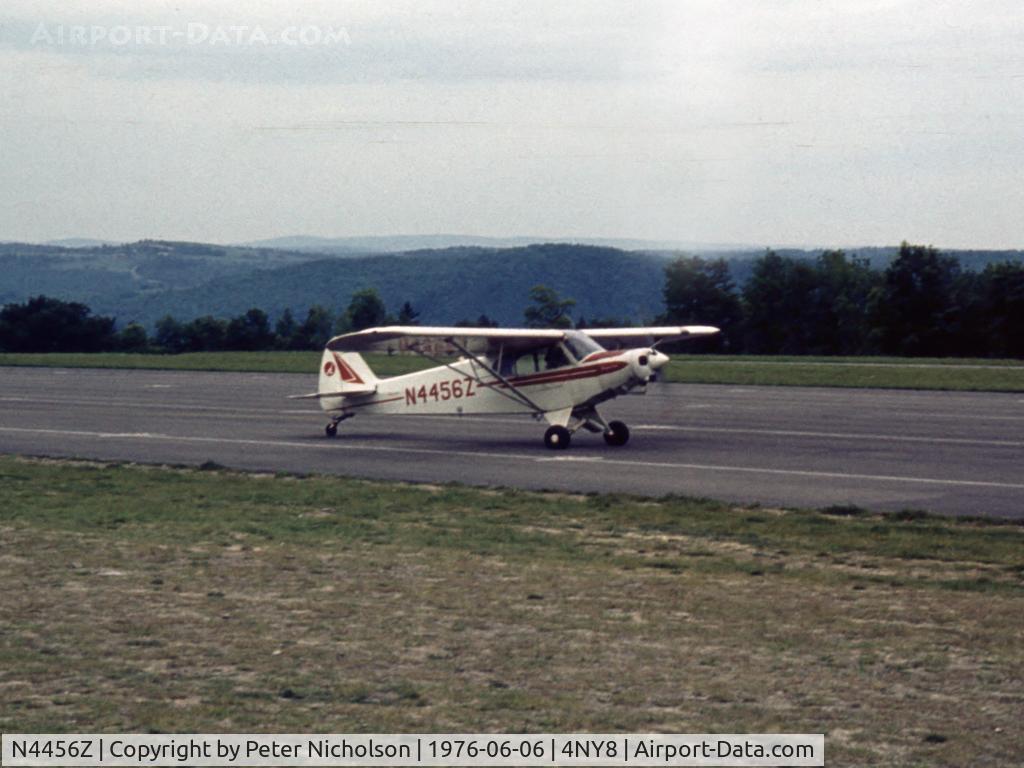 N4456Z, 1969 Piper PA-18-150 Super Cub C/N 18-8803, Busy at Elmira in the summer of 1976.