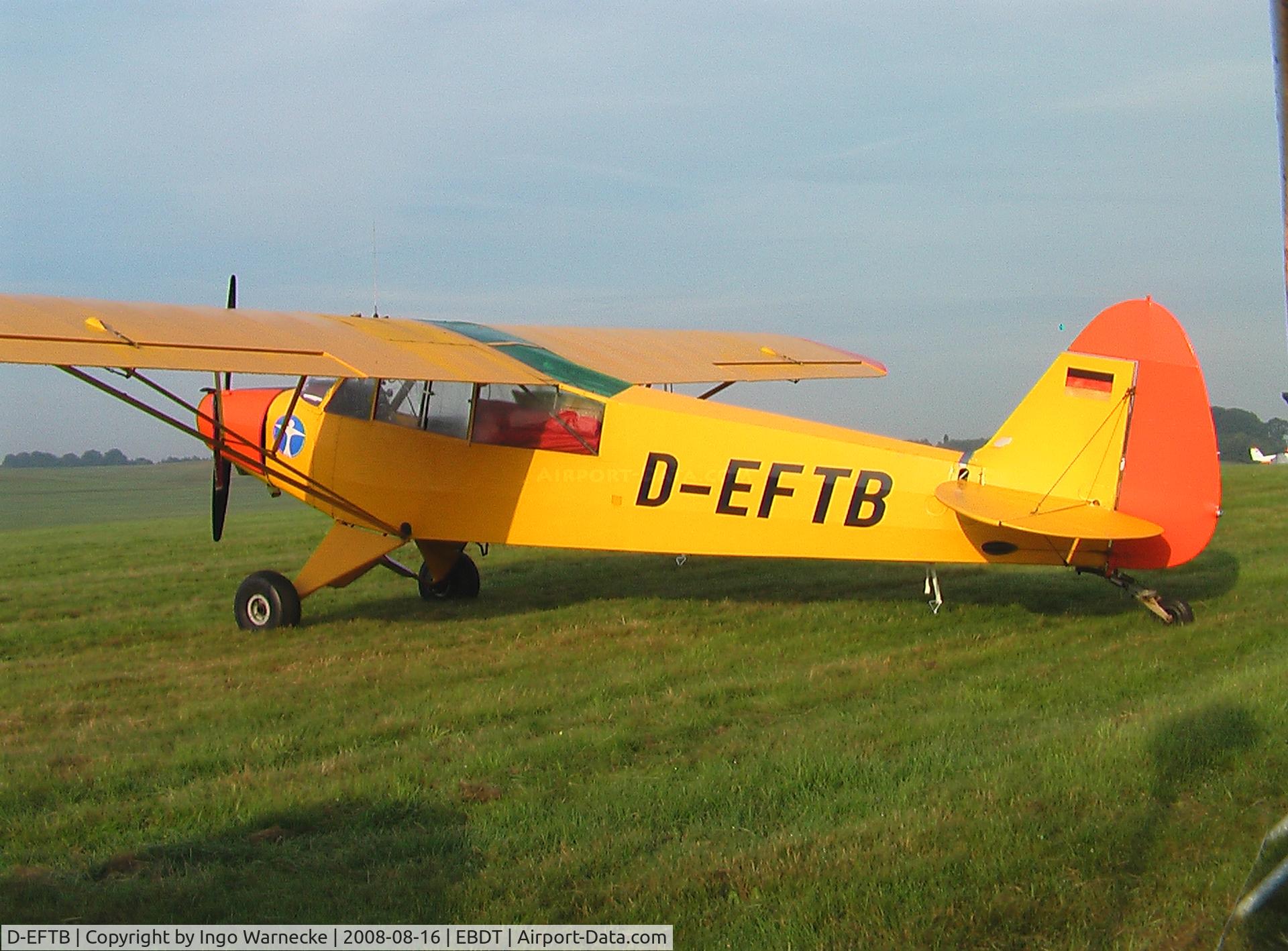 D-EFTB, 1954 Piper L-18C Super Cub (PA-18-95) C/N 18-3455, Piper PA-18-95 Super Cub at 2008 Fly-in Diest airfield