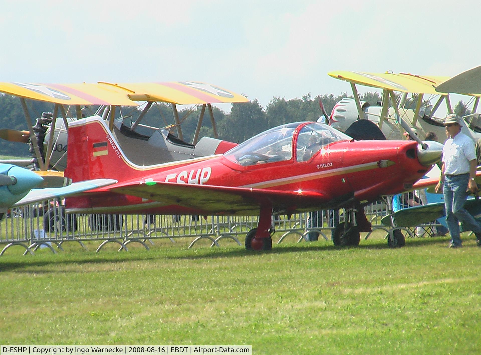 D-ESHP, 1997 Aeromere F-8L Falco III C/N 205, Aeromere F.8L Falco III at 2008 Fly-in Diest airfield