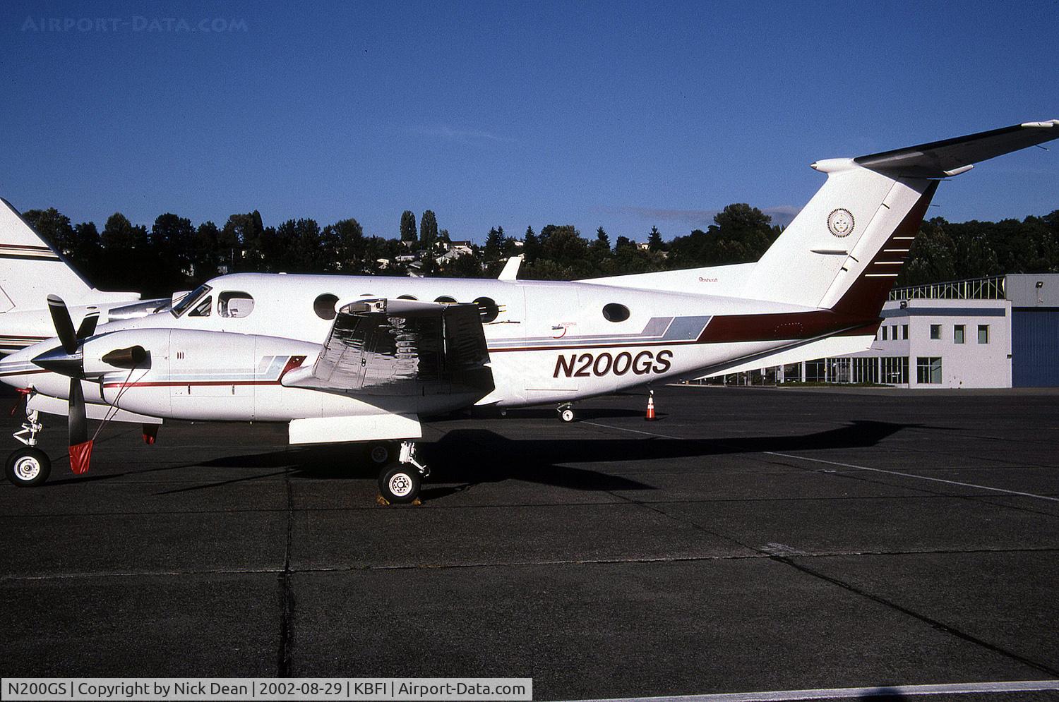 N200GS, 1985 Beech B200 King Air C/N BB-1214, KBFI
