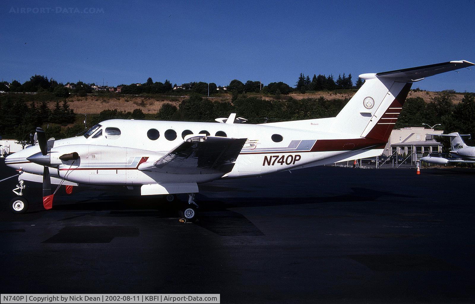 N740P, 1985 Beech B200 King Air C/N BB-1218, KBFI