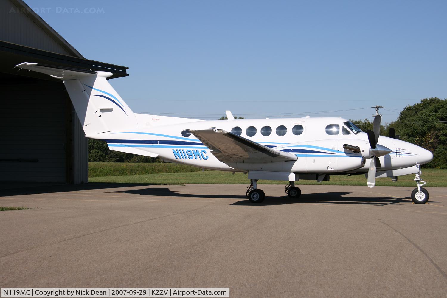 N119MC, 1985 Beech B200 King Air C/N BB-1225, KZZV