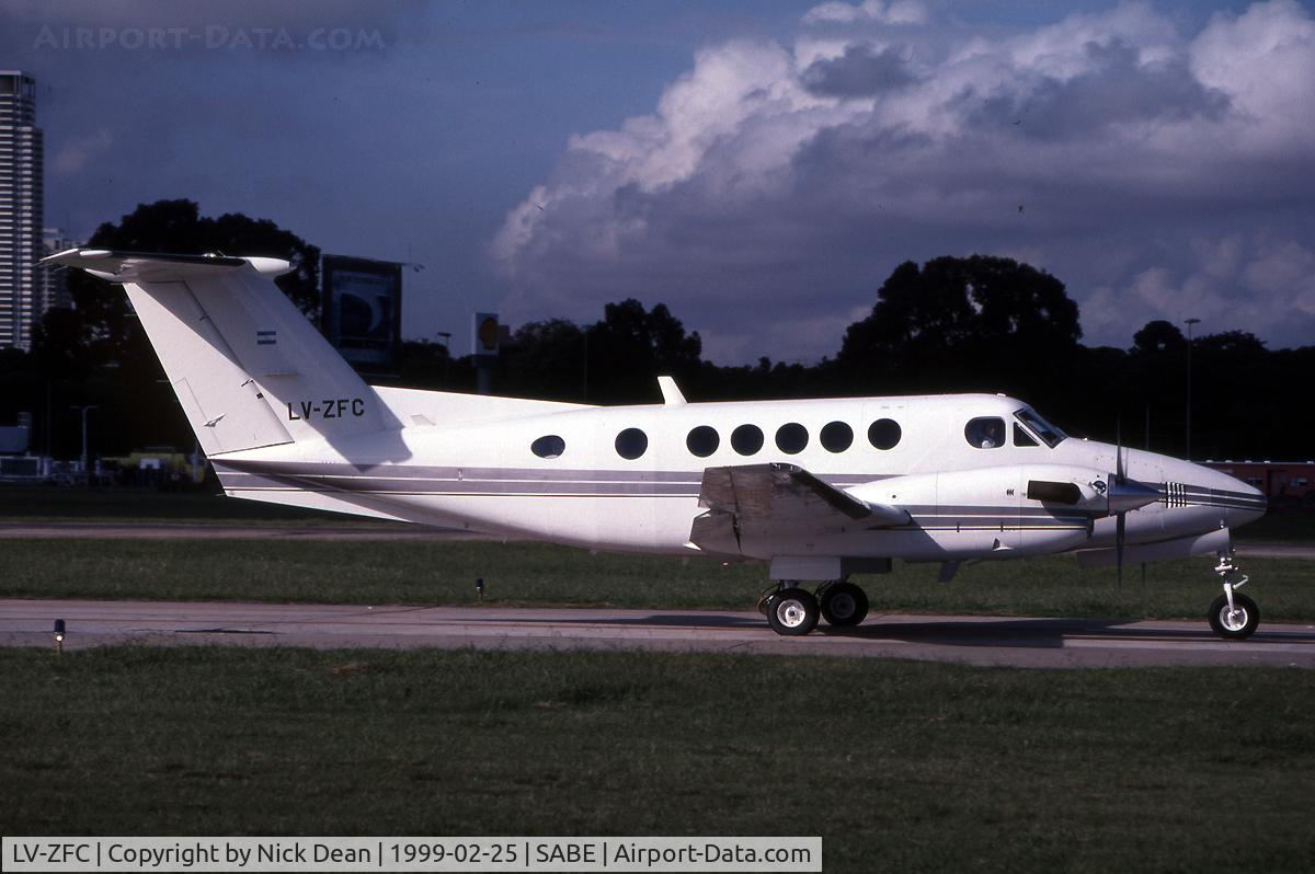 LV-ZFC, 1985 Beechcraft B200 King Air C/N BB-1242, SABE (Currently registered N242NA)
