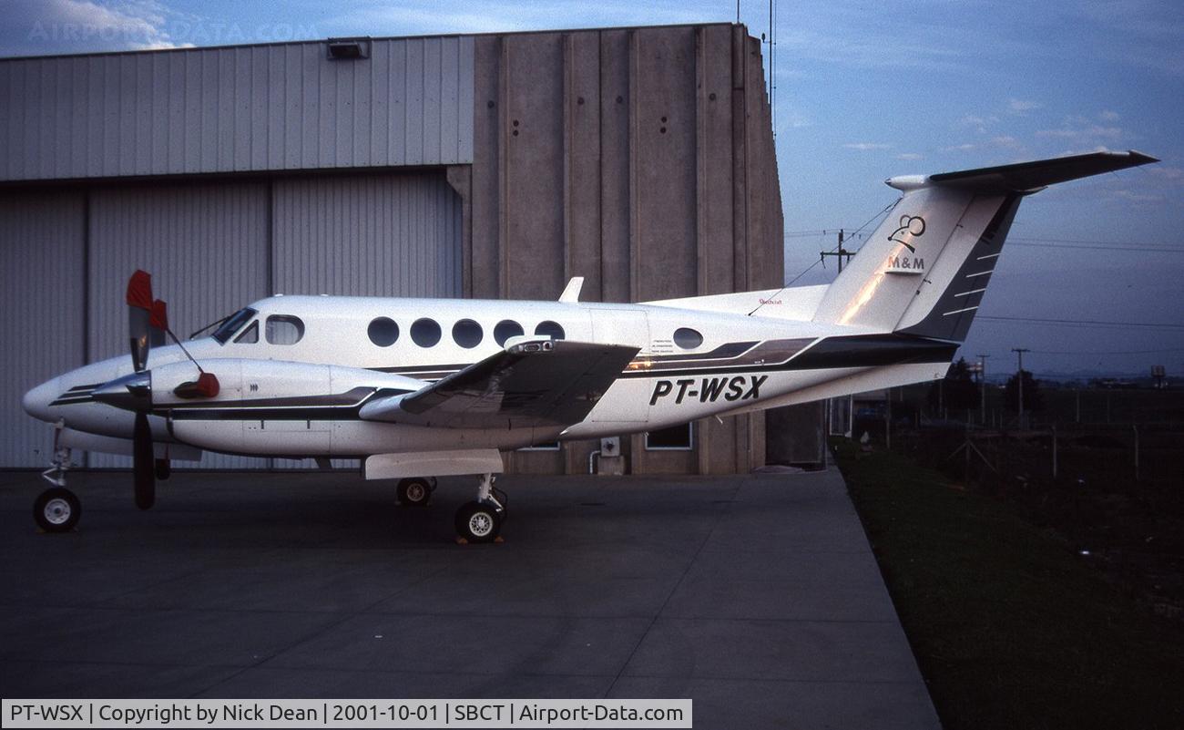PT-WSX, 1987 Beech B200 King Air King Air C/N BB-1266, SBCT