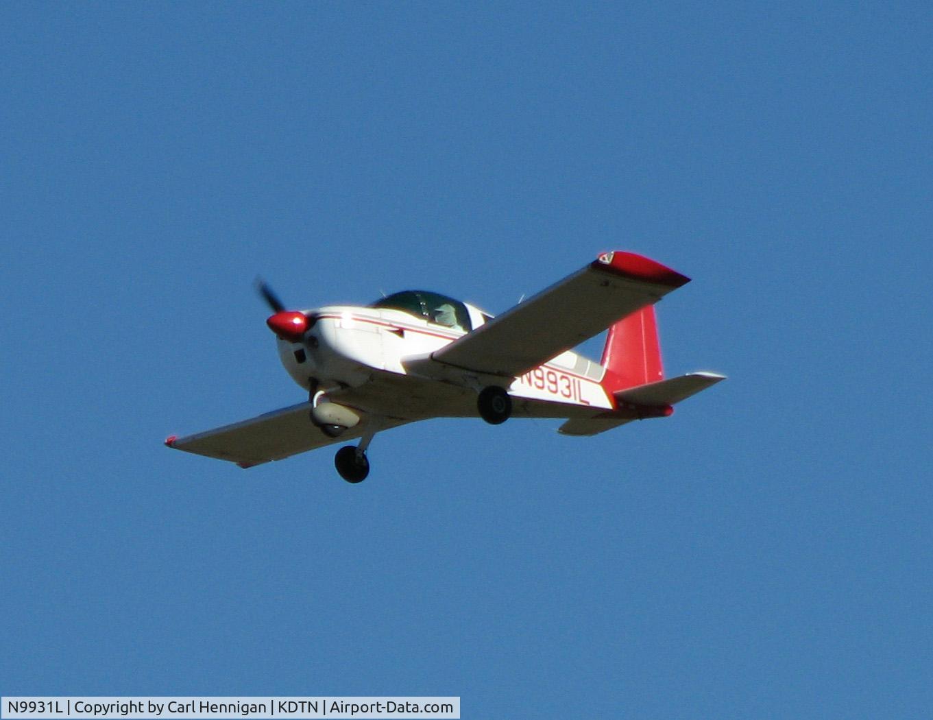 N9931L, 1973 Grumman American AA-1B Trainer C/N AA1B-0231, Departing 32