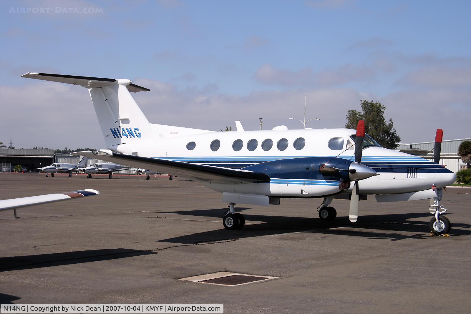 N14NG, 1987 Beech B200 King Air C/N BB-1276, KMYF