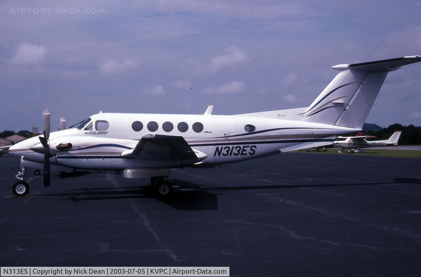 N313ES, 1988 Beechcraft B200 King Air C/N BB-1300, KVPC (Currently registered N313HS)