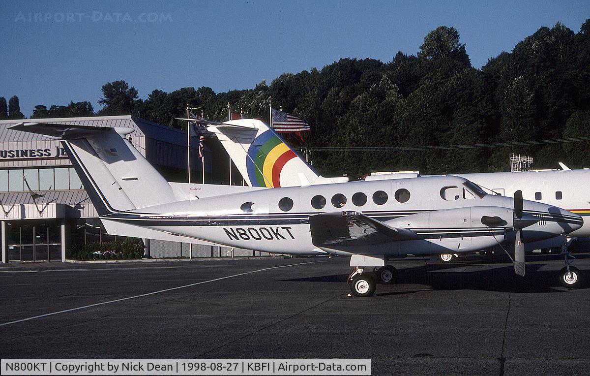 N800KT, 1989 Beech B200 King Air C/N BB-1346, KBFI