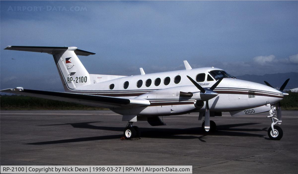 RP-2100, 1991 Beechcraft B200 King Air C/N BB-1405, RPVM (This aircraft is incorrectly reported as RP-C2100)