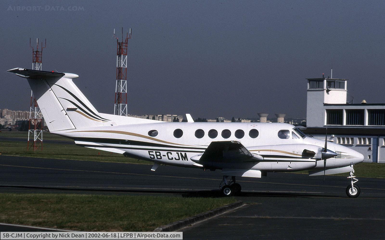 5B-CJM, 1991 Beechcraft B200 King Air C/N BB-1406, LFPB (Currently registered N212GA)