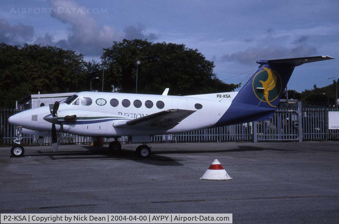 P2-KSA, 1996 Beech B200 King Air King Air C/N BB-1527, AYPY