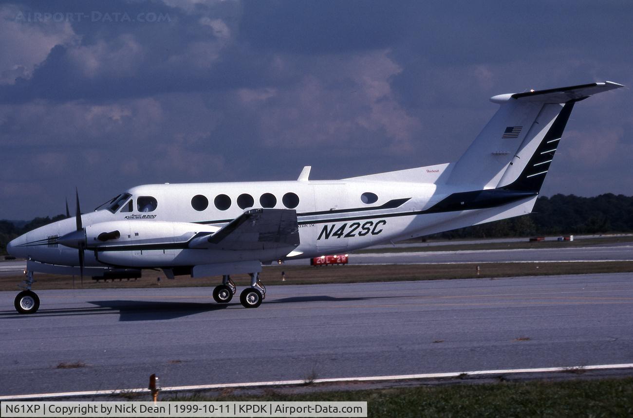 N61XP, 1996 Beech B200 King Air King Air C/N BB-1550, KPDK (Seen as N42SC prior to becoming N61XP)