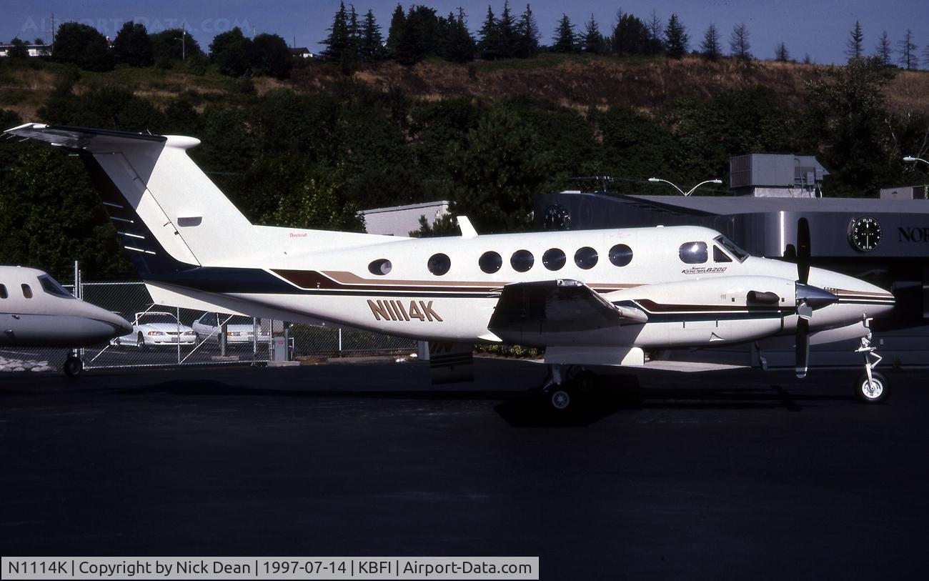 N1114K, 1997 Raytheon B200 King Air C/N BB-1559, KBFI