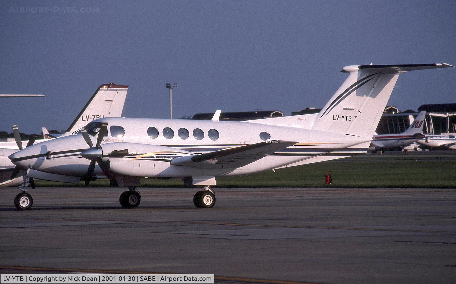LV-YTB, 1998 Raytheon B200 King Air C/N BB-1616, SABE