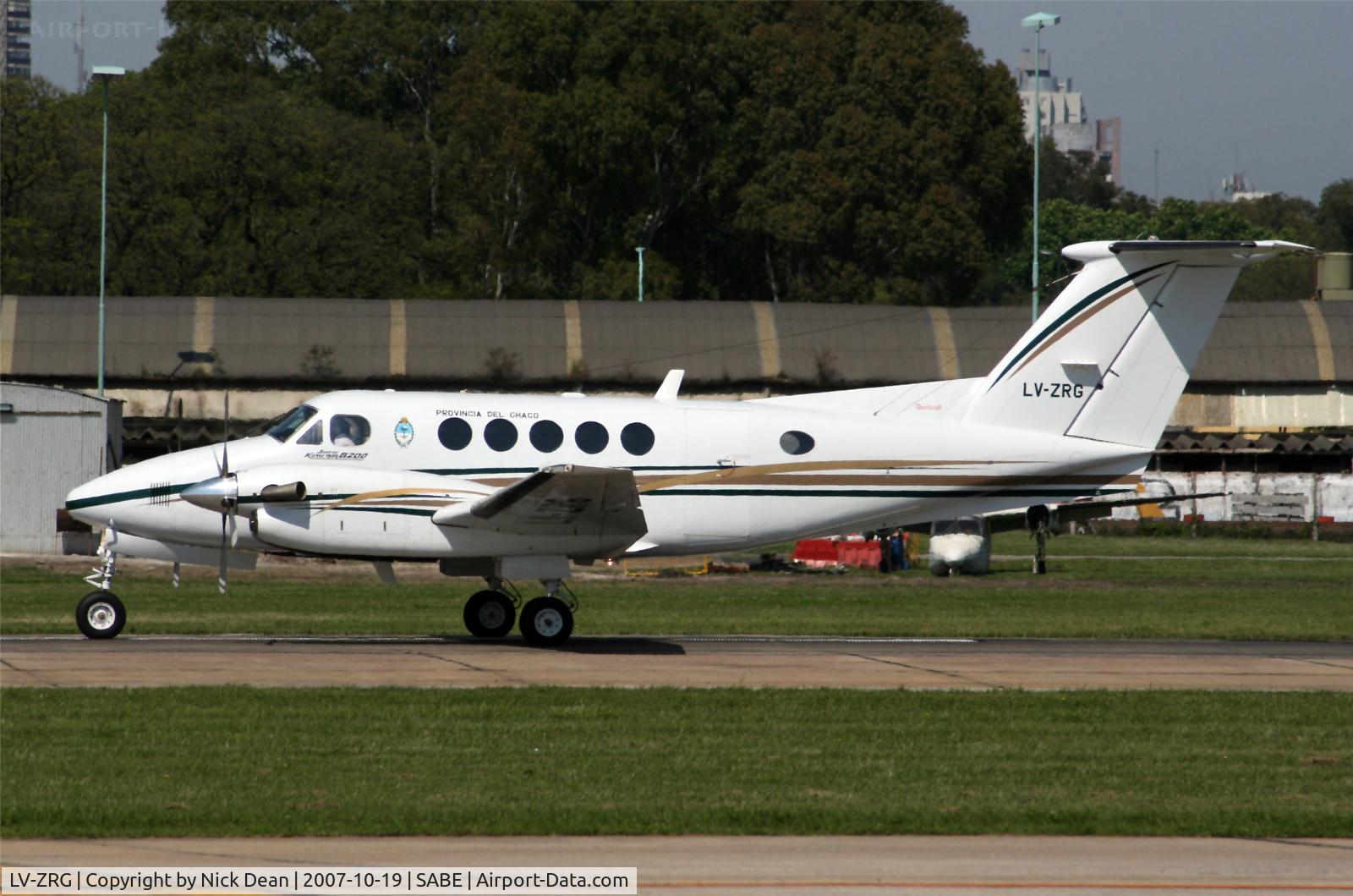 LV-ZRG, 1999 Raytheon B200 King Air C/N BB-1652, SABE